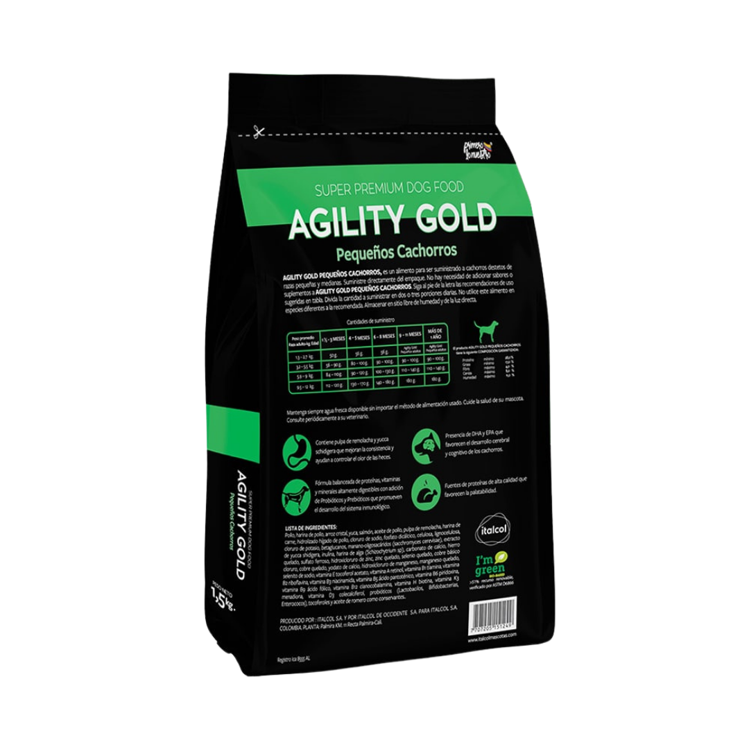 Agility Pequeño Cachorro 1.5kg