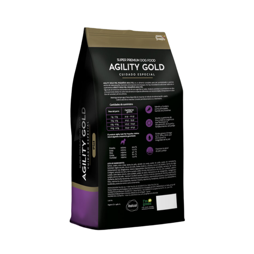 Agility Pequeño Adulto Piel 8kg