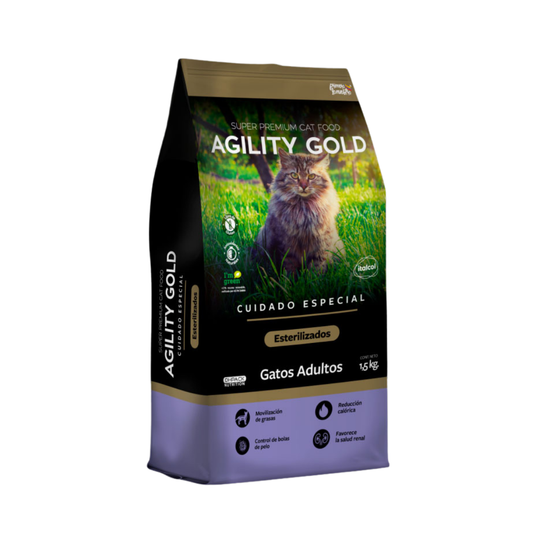 Agility Gold Gatos Esterilizados 1.5kg