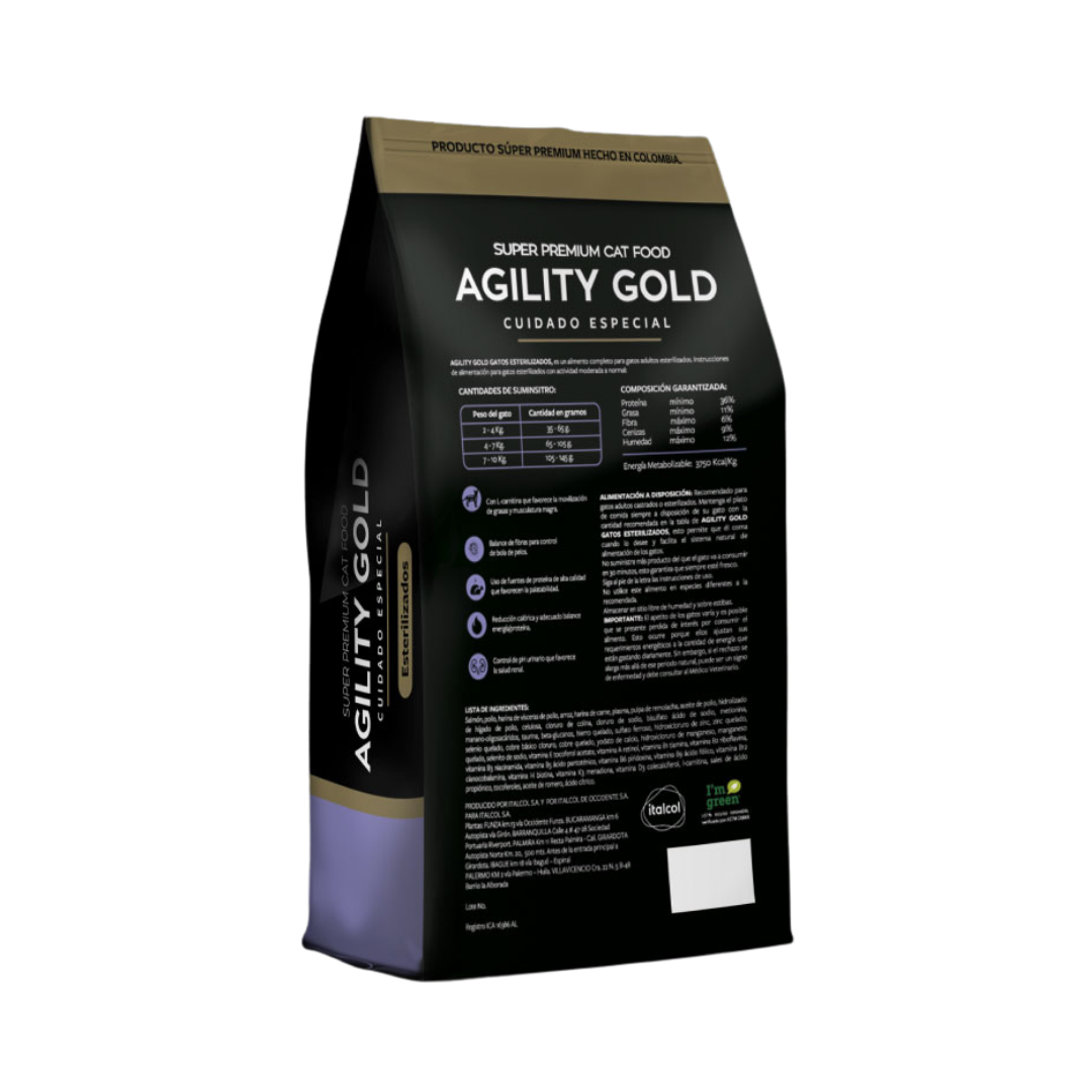 Agility Gold Gatos Esterilizados 1.5kg