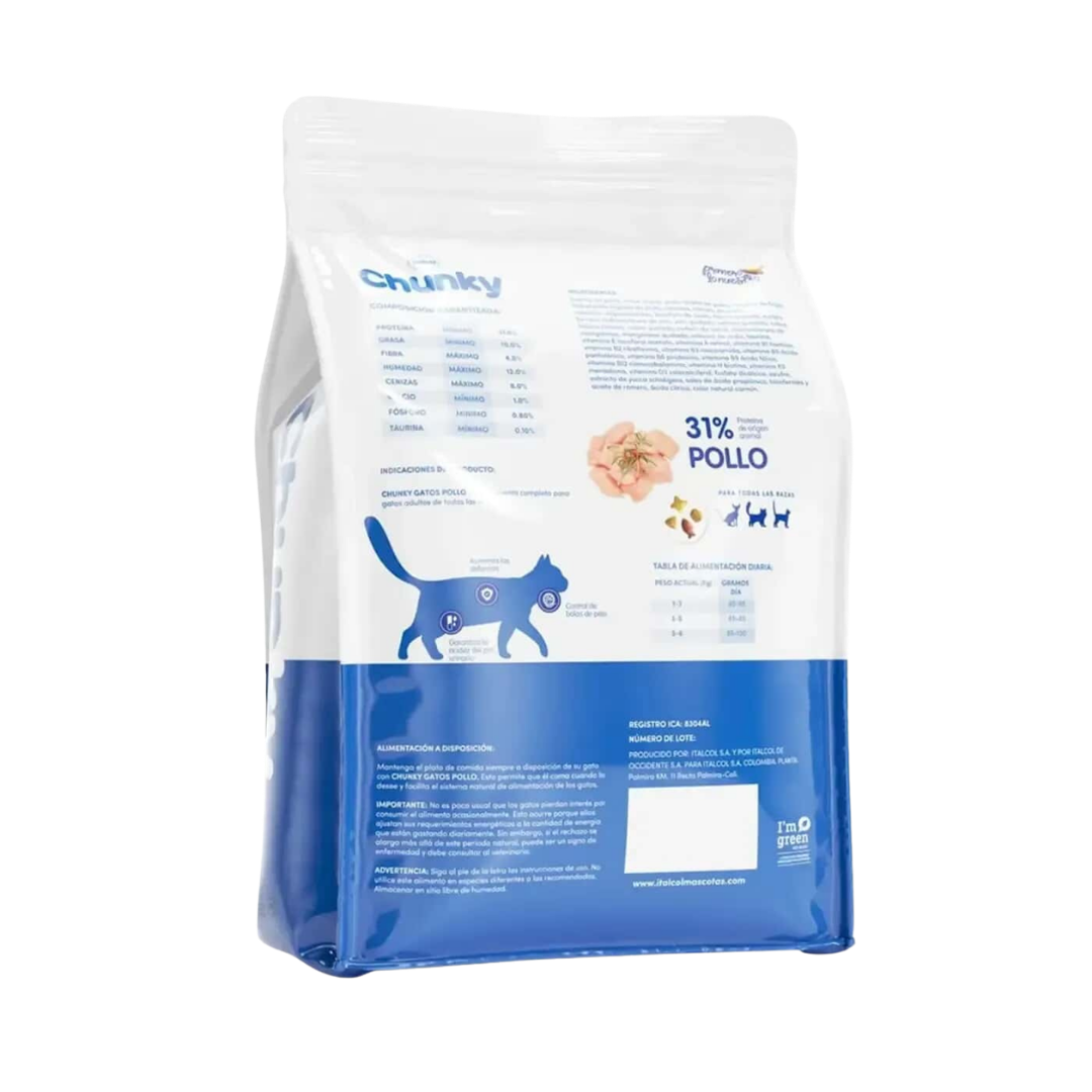 Chunky Gatos Pollo 1.5kg